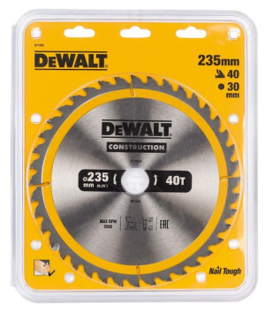 DeWALT tarcza piła do drewna 235mm 30mm 40z DT1955