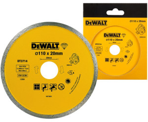 Tarcza diamentowa pełna 110 1,6x5mm DeWalt DT3714