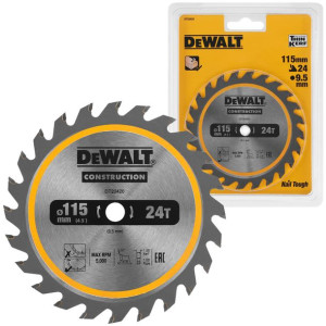Piła tarczowa do drewna 115x9,5mm do DCS571 DeWALT