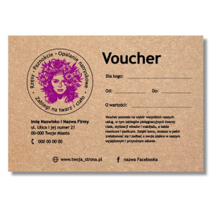 152 Vouchery dwustronne EkoKraft 250g + projekt
