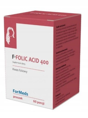 F-folic Acid 400 ForMeds 60 porcji Kwas Foliowy