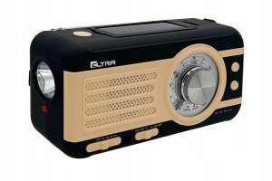 Przenośne Radio Turystyczne Akumulatorowe Fm Led