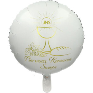 Balon 18" Pierwsza Komunia Święta Kielich