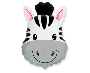 Balon Hiszpański 14" Zebra Głowa