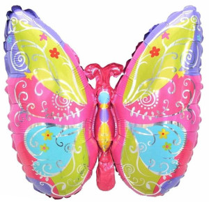 Balon 22" Motyl Różowy
