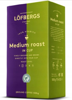 Lila Lofbergs MEDIUM ROAST kawa mielona 500g