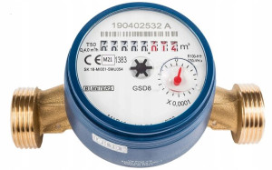 Wodomierz Dn 20 Q3-4,0m3/h Antymagnetyczny 30°c