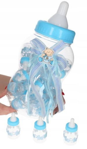 Butelka Skarbonka Roczek Urodziny Baby Shower