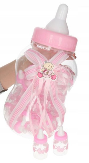 Butelka Skarbonka Roczek Urodziny Baby Shower