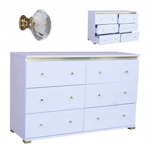 Komoda Kryształ Diament szer. 119cm 019 Glamour
