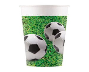 Kubeczki Papierowe Football Party 200ml 8szt