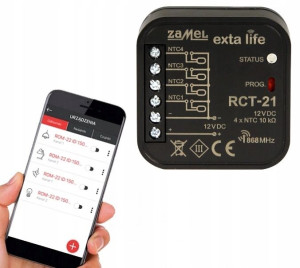 ZAMEL Radiowy Czujnik temperatury RCT-21 EXTA LIFE