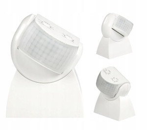 ZAMEL Czunik ruchu Czujka 180 stopni do LED IP65