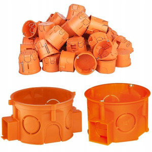 SIMET Puszka Podtynkowa 60mm Płytka 80 sztuk