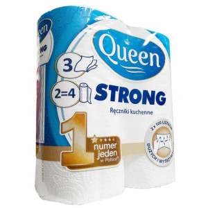 Ręcznik Papierowy Queen Strong 3war 200 Listków