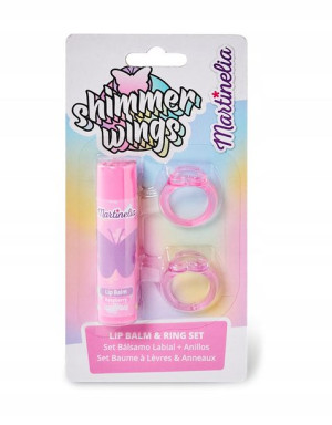 Martinelia Shimmer Wings Lip Balm& Ring Set