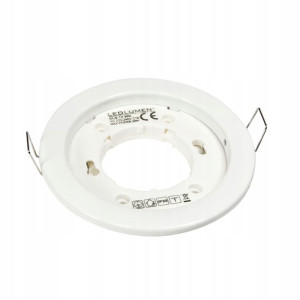 Oprawa Sufitowa Halogenowa Podtynkowa Okrągła Białą LED GX53 LEDLUMEN