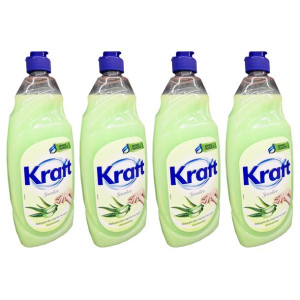 Płyn Do Mycia Naczyń Kraft Aloes Balsam Piana 4x