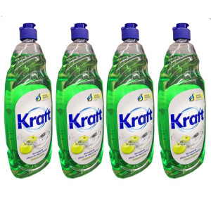 Płyn Do Mycia Naczyń Kraft Zielone Jabłko Piana