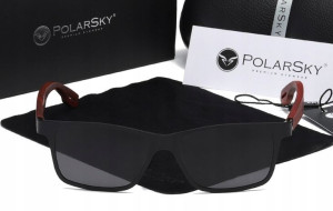 Okulary przeciwsłoneczne POLARSKY drewno BUBINGA
