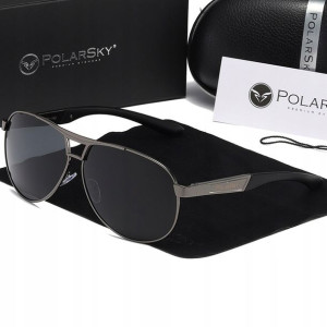 Okulary Z Polaryzacją Uv400 Aviator Polarsky