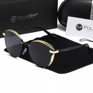 OKULARY Z POLARYZACJĄ UV400 damskie muchy POLARSKY