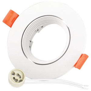 Oprawa Sufitowa Halogenowa Podtynkowa Ruchoma Okrągła LED GU10 LEDLUMEN