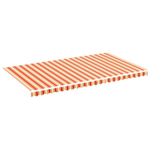 Zapasowa tkanina na markizę, żółto-pomarańczowa, 6x3,5 m