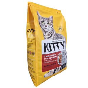 Sucha Karma Dla Kota Kitty Wołowina Warzywa 2kg