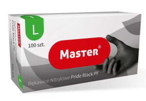 Rękawice Nitrylowe Czarne Diagnostyczne Rozm. L A'100
