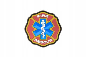 Naszywka Fire Rescue PVC - Full Color