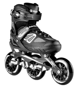 Rolki Regulowane Raven Advance BIG WHEELS Black 35-39 100mm