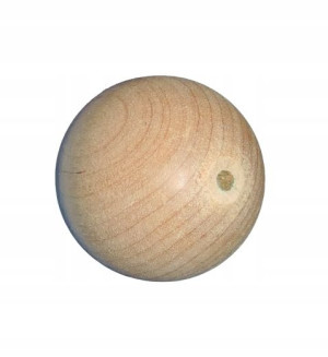 Koralik Drewniany Naturalne Decoupage 40mm 1szt