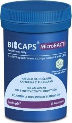 ForMeds BICAPS MicroBACTI 60 caps. PROBIOTYK FLORA