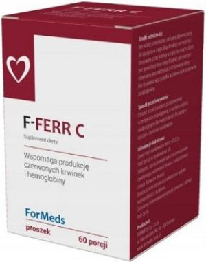 ForMeds F-FERR C 60 porcji ŻELAZO ODPORNOŚĆ WIT C