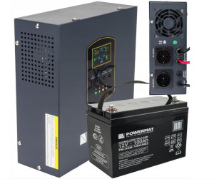 Zasilacz Awaryjny Ups 800va Falownik + Akumulator / Zestaw / Pm1221-pm1202