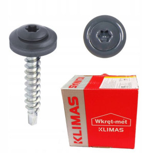 Wkręty Farmerskie Farmery 4,8x35 Ral 7024 Torx