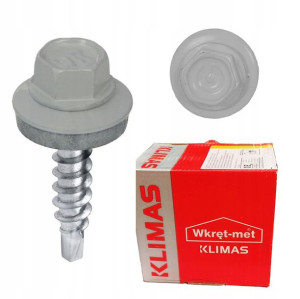 Wkręty Farmerskie 4,8x25mm Ral 9006 Farmery 250szt