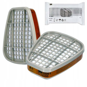 Pochłaniacz Do Maski Filtr Węglowy 3m A1 6051 2szt