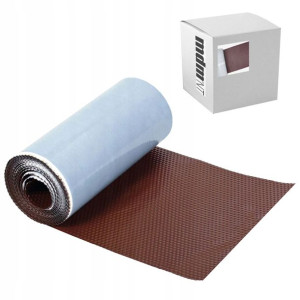 Taśma Kominowa Aluminiowa Fortis Brązowy 30x5m 3d