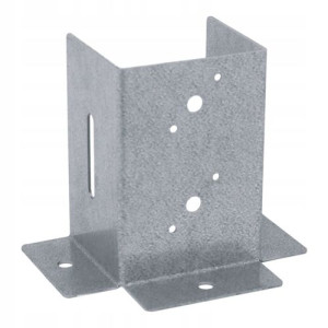Psp Dx 120 Podstawa Słupa Otwarta 121x107mm Ocynk