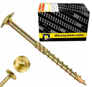 Wkręty Ciesielskie Do Drewna Talerzowe 8x120 Torx