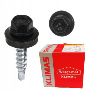 Wkręty Farmerskie 4,8x25mm Ral 9005 Farmery 250szt