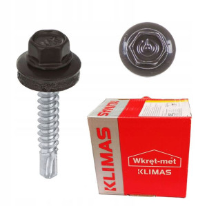 Wkręty Farmerskie 4,8x35mm Ral 8019 Farmery 250szt