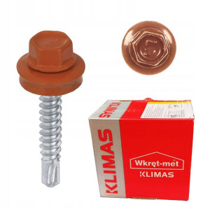Wkręty Farmerskie 4,8x35mm Ral 8004 Farmery 250szt