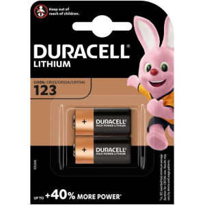 Bateria DURACELL Lithium CR123/CR123A/CR17345/DL123/DL123A litowa foto 2szt