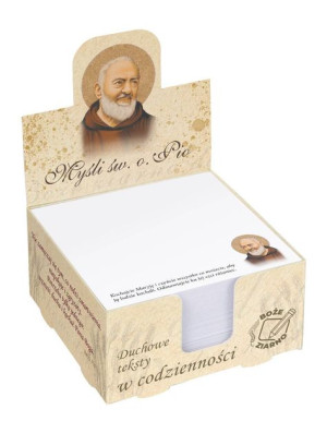 Notes biurkowy – Święty Ojciec Pio