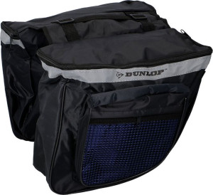 Torba rowerowa na bagażnik Dunlop 2ass PES 30x26x10cm 600D SL  27890
