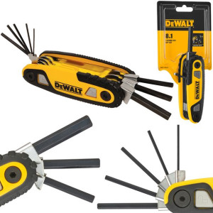 Zestaw kieszonkowych kluczy imbusowych HEX DeWALT