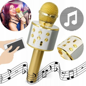 Mikrofon Bezprzewodowy Karaoke Głośnik Bluetooth